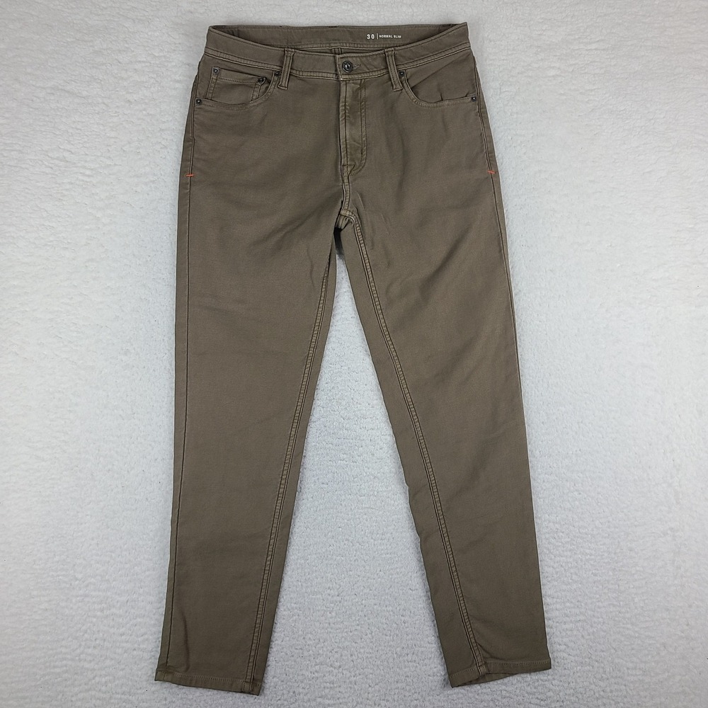 The Normal Brand Pants Mens 30x30 Tan Brown Normal Slim Chino Khakis